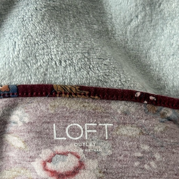 LOFT Floral Red Camisole Top - Picture 3 of 5